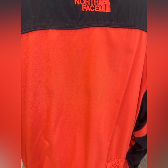 Rare Vintage The North Face Extreme Gear Orange and Black Pull Over Jacket XL - Picture 9 of 10